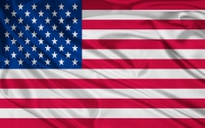 Флаг США на машину фото