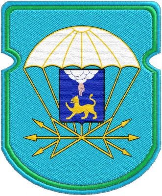 Вышитый шеврон "728 отдельный батальон связи 76 ДШД"