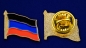 Значок в виде флажка ДНР. Фотография №3