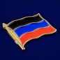 Значок в виде флажка ДНР. Фотография №2