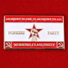 Значок "Единство рабочего класса" фото
