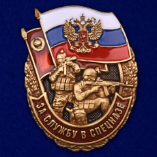 Знак За службу в Спецназе России  фото
